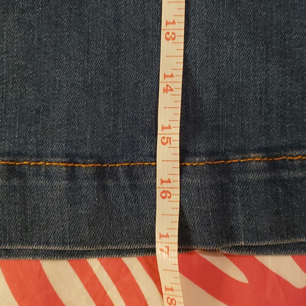 Anthropologie Jean skirt 10 - Picture 11 of 11
